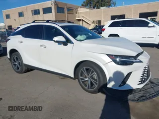 2024 Lexus RX with VIN JTJCHMAA5R2016682, listed as a IAAI auction lot 41267803 with 41,071 mi miles. Bid and sale history available at carsss.com. Image 1.