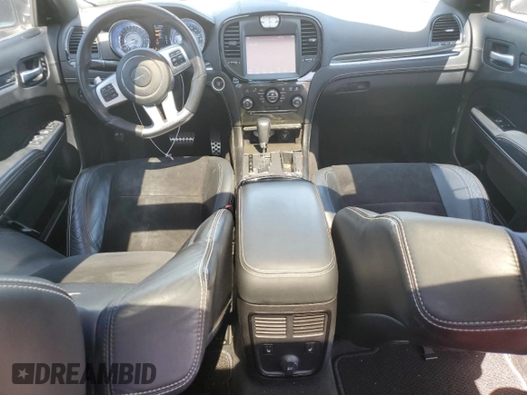 2012 Chrysler 300 SRT8 with VIN 2C3CCAFJXCH800724, listed as a Copart auction lot 49680465 with 87,279 mi miles and Salvage Title. Bid and sale history available at carsss.com. Image 8.