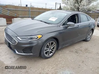 2019 Ford Fusion SEL with VIN 3FA6P0CDXKR129411, listed as a IAAI auction lot 42082323 with 126,048 mi miles and . Bid and sale history available at DreamBid. Image 17.