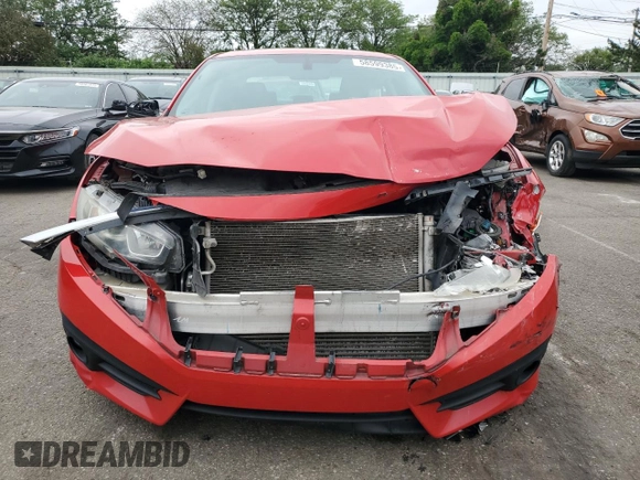 2016 Honda Civic EX-T with VIN 2HGFC1F36GH648281, listed as a Copart auction lot 58599385 with 131,145 mi miles and Salvage title. Bid and sale history available at DreamBid. Image 5.