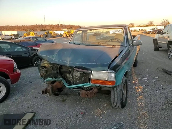 1994 Ford F-150 with VIN 1FTEF15N4RNA39799, listed as a Copart auction lot 78239024 with 0 mi miles and Salvage Title. Bid and sale history available at carsss.com. Image 11.