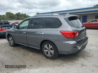 2019 Nissan Pathfinder SL with VIN 5N1DR2MN9KC645428, listed as a Copart auction lot 46375165 with 77,499 mi miles and Non Repairable. Bid and sale history available at carsss.com. Image 2.