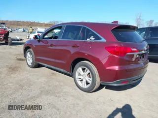 2014 Acura RDX Tech Pkg with VIN 5J8TB4H50EL005348, listed as a IAAI auction lot 41883118 with 118,638 mi miles. Bid and sale history available at carsss.com. Image 3.