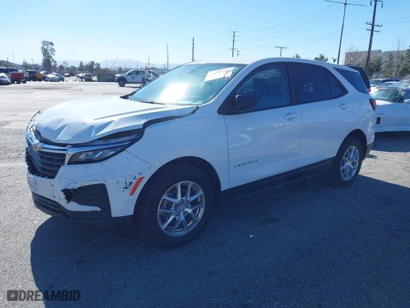 2022 Chevrolet Equinox LS with VIN 3GNAXHEV6NS110769, listed as a IAAI auction lot 41320800 with 41,982 mi miles. Bid and sale history available at carsss.com. Image 19.