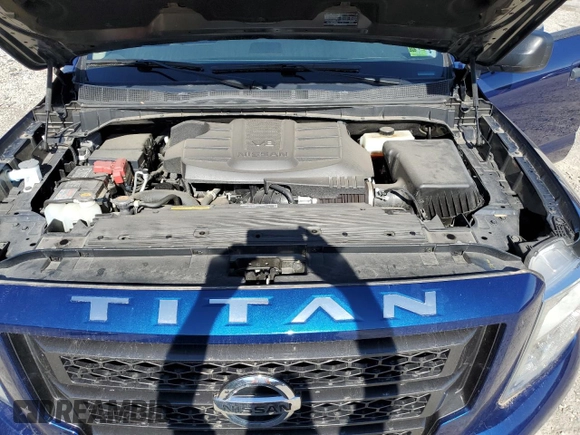 2022 Nissan Titan S with VIN 1N6AA1EC4NN107425, listed as a Copart auction lot 48291485 with 19,904 mi miles and Salvage title. Bid and sale history available at DreamBid. Image 11.