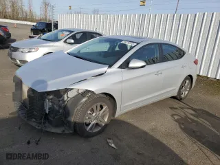 2018 Hyundai Elantra Value Edition with VIN KMHD84LF7JU461011, listed as a Copart auction lot 89220915 with 54,354 mi miles and Salvage Title. Bid and sale history available at carsss.com. Image 1.