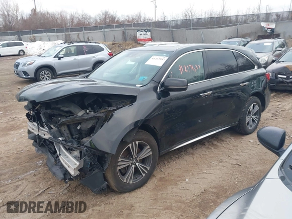 2017 Acura MDX with VIN 5FRYD4H39HB020837, listed as a IAAI auction lot 41217037 with 102,897 mi miles. Bid and sale history available at carsss.com. Image 17.