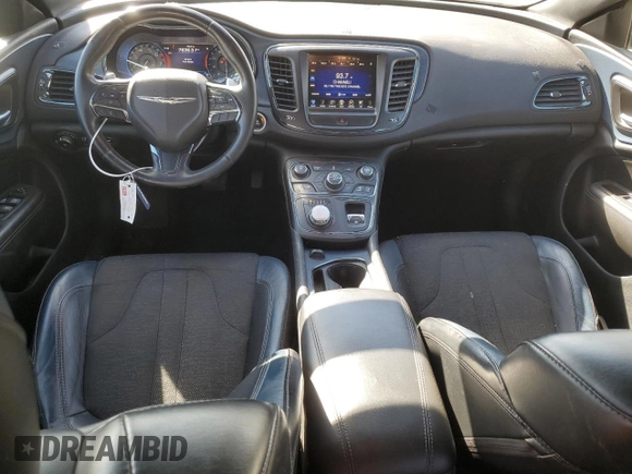 2015 Chrysler 200 S with VIN 1C3CCCBB6FN711335, listed as a Copart auction lot 49464385 with 75,042 mi miles and Salvage Title. Bid and sale history available at carsss.com. Image 8.