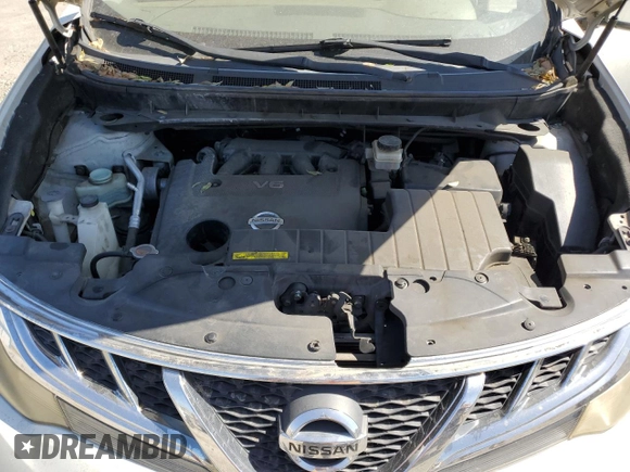 2011 Nissan Murano SV z VIN JN8AZ1MU3BW050358, wystawiony jako Copart lot #57122755 z przebiegiem 211 143 mil mil oraz Szkoda całkowita • Salvage title. Historia ofert i sprzedaży dostępna na DreamBid. Obrazek 12.