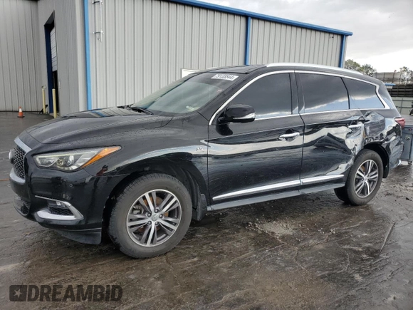 2017 Infiniti QX60 with VIN 5N1DL0MM8HC541499, listed as a Copart auction lot 79133544 with 112,333 mi miles and Salvage Title. Bid and sale history available at carsss.com. Image 1.