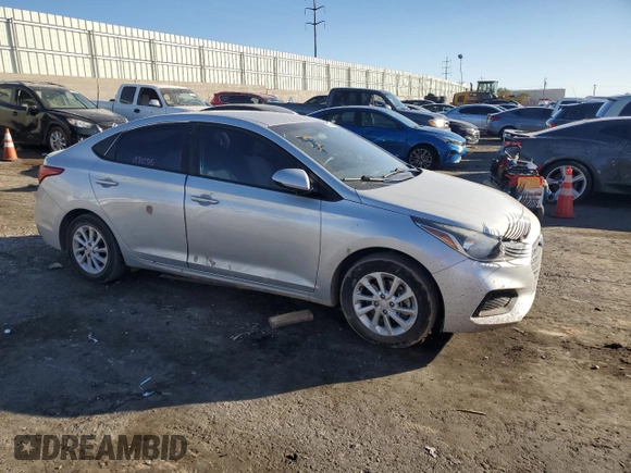 2018 Hyundai Accent SEL with VIN 3KPC24A34JE025886, listed as a Copart auction lot 77637424 with 98,212 mi miles and Salvage Title. Bid and sale history available at carsss.com. Image 4.