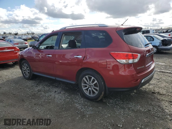2015 Nissan Pathfinder SV with VIN 5N1AR2MNXFC676339, listed as a Copart auction lot 49507415 with 135,278 mi miles and Salvage Title. Bid and sale history available at carsss.com. Image 2.