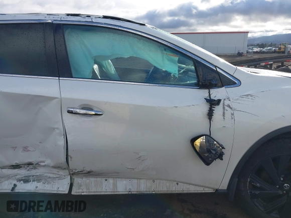 2017 Nissan Murano SL with VIN 5N1AZ2MH5HN204437, listed as a IAAI auction lot 41852350 with 82,545 mi miles and . Bid and sale history available at carsss.com. Image 13.