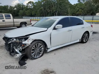 2013 Hyundai Genesis 3.8L z VIN KMHGC4DD7DU244166, wystawiony jako Copart lot #58535535 z przebiegiem 97 449 mil mil oraz Szkoda całkowita • Salvage title. Historia ofert i sprzedaży dostępna na DreamBid. Obrazek 1.