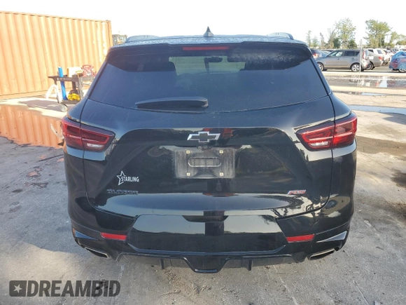 2023 Chevrolet Blazer RS z VIN 3GNKBERS3PS190889, wystawiony jako Copart lot #51268455 z przebiegiem 27 921 mil mil oraz Nie do naprawy • Non repairable. Historia ofert i sprzedaży dostępna na DreamBid. Obrazek 6.