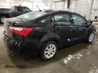 2017 Kia Rio LX with VIN KNADM4A31H6012928, listed as a Copart auction lot 51582335 with 139,601 mi miles and Salvage Title. Bid and sale history available at carsss.com. Image 3.