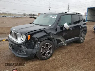 2016 Jeep Renegade Limited with VIN ZACCJADT7GPD14351, listed as a Copart auction lot 51621915 with 53,748 mi miles and Salvage Title. Bid and sale history available at DreamBid. Image 1.