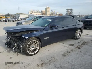 2015 BMW 7 Series 750Li xDrive with VIN WBAYF8C57FD654595, listed as a Copart auction lot 42299385 with 44,877 mi miles and Salvage Title. Bid and sale history available at carsss.com. Image 1.