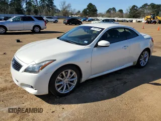 2014 Infiniti Q60 with VIN JN1CV6FE6EM901221, listed as a Copart auction lot 48051285 with 117,304 mi miles and Salvage Title. Bid and sale history available at DreamBid. Image 1.