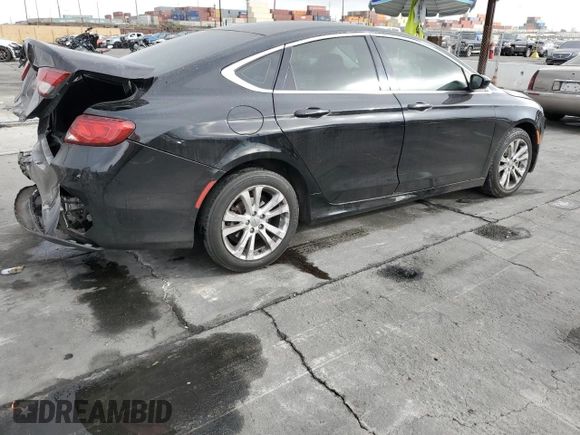 2016 Chrysler 200 Limited with VIN 1C3CCCAB1GN185635, listed as a Copart auction lot 86758014 with 123,122 mi miles and Salvage Title. Bid and sale history available at carsss.com. Image 3.