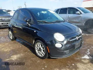 2013 FIAT 500 Pop with VIN 3C3CFFAR5DT570469, listed as a IAAI auction lot 41878604 with 174,713 mi miles. Bid and sale history available at carsss.com. Image 1.