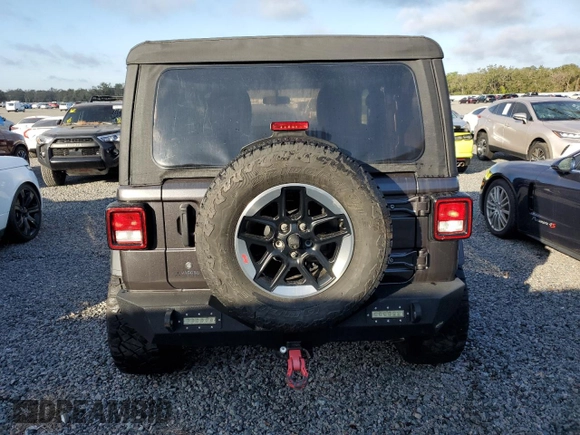 2018 Jeep Wrangler Sport with VIN 1C4GJXAG1JW219516, listed as a Copart auction lot 85608774 with 89,488 mi miles and Salvage Title. Bid and sale history available at DreamBid. Image 6.