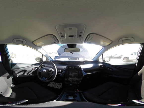 2019 Toyota Prius LE with VIN JTDL9RFUXK3012952, listed as a IAAI auction lot 41134169 with 76,125 mi miles. Bid and sale history available at carsss.com. Image 18.