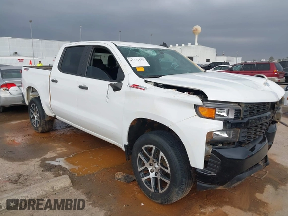 2020 Chevrolet Silverado 1500 Custom Trail Boss with VIN 3GCPYCEF9LG151425, listed as a IAAI auction lot 41541510 with 118,728 mi miles and . Bid and sale history available at DreamBid. Image 1.