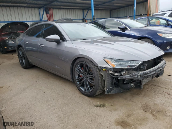 2019 Audi A7 Premium Plus with VIN WAUR2AF28KN091201, listed as a Copart auction lot 58693443 with 42,046 mi miles. Bid and sale history available at carsss.com. Image 4.