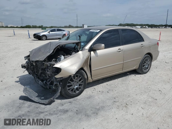 2006 Toyota Corolla CE with VIN 1NXBR30E06Z738275, listed as a Copart auction lot 53406945 with 106,874 mi miles and Salvage Title. Bid and sale history available at DreamBid. Image 1.