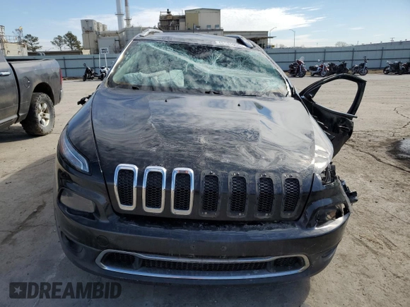2014 Jeep Cherokee Limited with VIN 1C4PJMDB6EW159298, listed as a Copart auction lot 46536955 with Not Provided miles and Salvage Title. Bid and sale history available at DreamBid. Image 5.