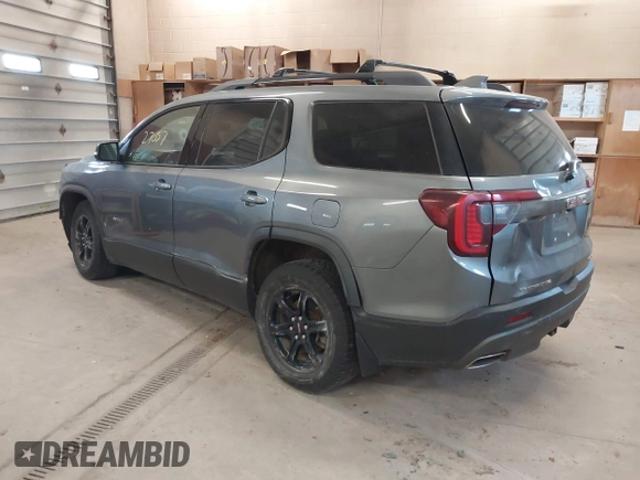 2021 GMC Acadia AT4 with VIN 1GKKNLLS2MZ208492, listed as a IAAI auction lot 42027057 with 87,745 mi miles. Bid and sale history available at carsss.com. Image 3.