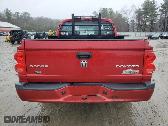 2010 Dodge Dakota Bighorn/Lonestar z VIN 1D7CW3GK9AS188579, wystawiony jako Copart lot #51712185 z przebiegiem 198 657 mil mil oraz Czysty tytuł • Clean title. Historia ofert i sprzedaży dostępna na DreamBid. Obrazek 6.