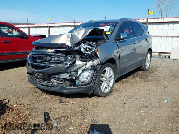 2019 Chevrolet Equinox Premier with VIN 3GNAXPEX0KS551658, listed as a IAAI auction lot 41908227 with 49,535 mi miles and . Bid and sale history available at DreamBid. Image 18.