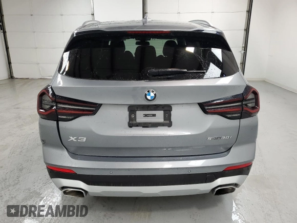 2024 BMW X3 sDrive30i with VIN 5UX43DP0XR9T81899, listed as a Copart auction lot 51608465 with 32,897 mi miles and Non Repairable. Bid and sale history available at DreamBid. Image 6.