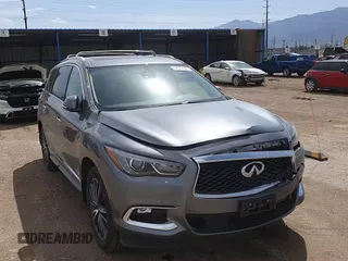 2018 Infiniti QX60 with VIN 5N1DL0MM7JC505146, listed as a Copart auction lot 52572145 with 75,057 mi miles and Salvage Title. Bid and sale history available at DreamBid. Image 11.