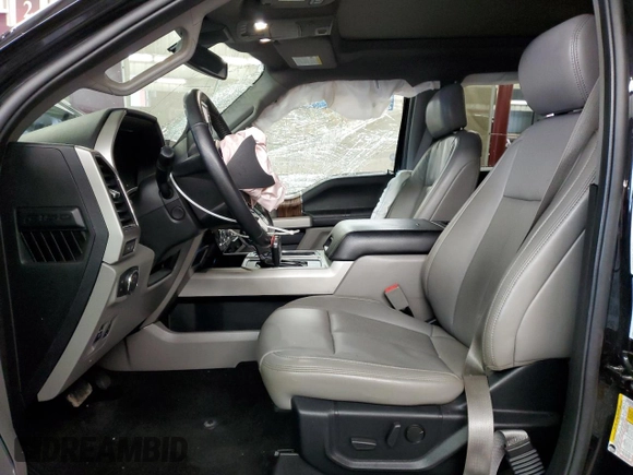 2019 Ford F-150 XL with VIN 1FTEW1E41KFC63619, listed as a Copart auction lot 55754145 with 44,697 mi miles and Salvage title. Bid and sale history available at DreamBid. Image 7.