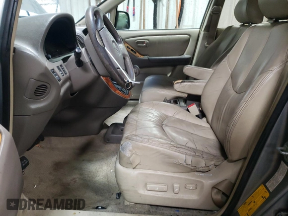2000 Lexus RX 300 with VIN JT6HF10U5Y0113942, listed as a Copart auction lot 43276535 with 225,533 mi miles and Salvage Title. Bid and sale history available at carsss.com. Image 7.