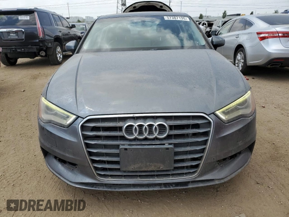 2015 Audi A3 Premium with VIN WAUACGFF3F1002003, listed as a Copart auction lot 57387135 with 174,993 mi miles and Salvage title. Bid and sale history available at DreamBid. Image 5.