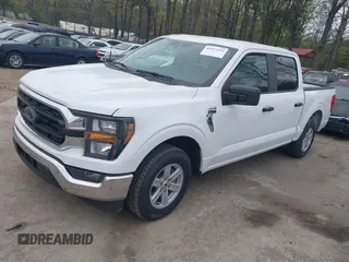 2023 Ford F-150 XL with VIN 1FTEW1C85PKD35491, listed as a IAAI auction lot 41923354 with 51,492 mi miles. Bid and sale history available at carsss.com. Image 2.