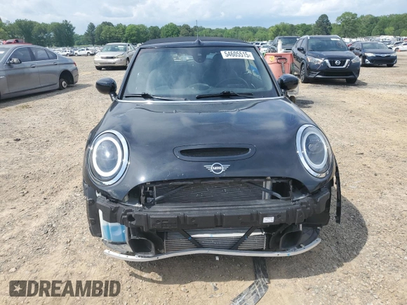 2024 MINI Convertible Cooper S with VIN WMW43DL04R3S08581, listed as a Copart auction lot 54605515 with 13,197 mi miles and Salvage title. Bid and sale history available at DreamBid. Image 5.