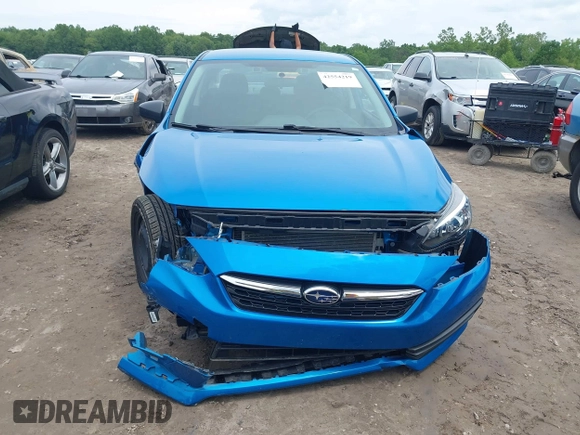 2021 Subaru Impreza with VIN 4S3GKAB6XM3607348, listed as a IAAI auction lot 42554219 with 38,722 mi miles and . Bid and sale history available at DreamBid. Image 13.