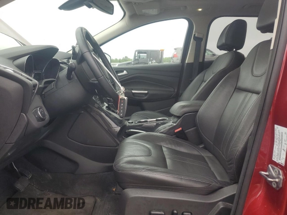 2013 Ford Escape Titanium with VIN 1FMCU9J90DUA77108, listed as a Copart auction lot 60799445 with 63,385 mi miles and Salvage title. Bid and sale history available at DreamBid. Image 7.
