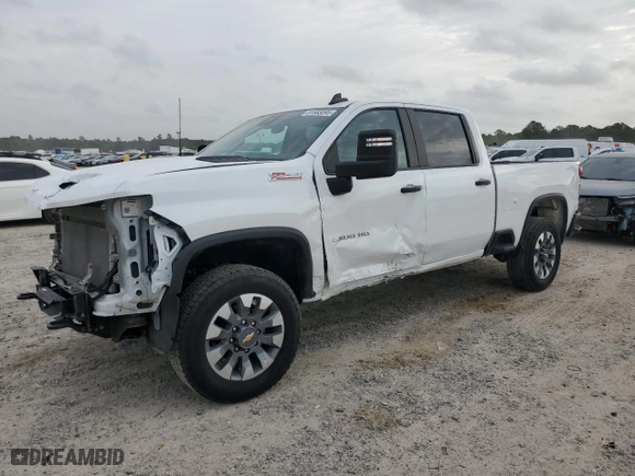 2024 Chevrolet Silverado 2500HD Custom with VIN 2GC4YME79R1152576, listed as a Copart auction lot 51583095 with 0 mi miles and Salvage Title. Bid and sale history available at carsss.com. Image 1.