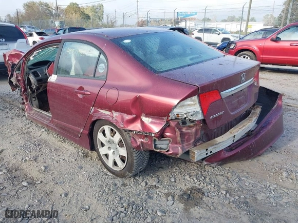 2010 Honda Civic Sdn LX with VIN 19XFA1F54AE031518, listed as a IAAI auction lot 40511451 with 1 mi miles. Bid and sale history available at carsss.com. Image 3.