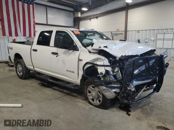 2021 Ram 2500 Tradesman with VIN 3C6UR5CJ7MG678553, listed as a Copart auction lot 42581565 with 79,963 mi miles and Salvage Title. Bid and sale history available at carsss.com. Image 4.