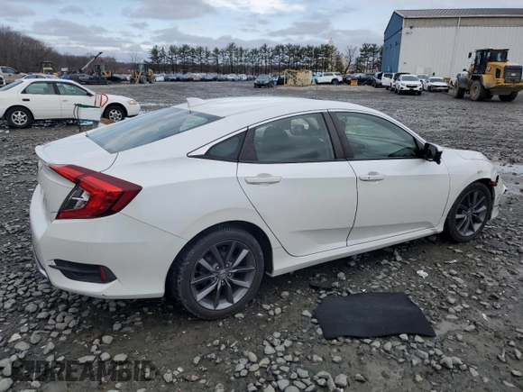 2019 Honda Civic Sedan EX with VIN JHMFC1F3XKX006440, listed as a Copart auction lot 49570025 with 75,621 mi miles and Salvage Title. Bid and sale history available at carsss.com. Image 3.