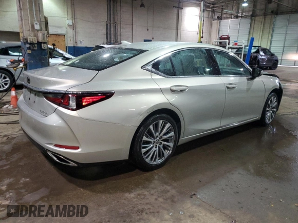 2020 Lexus ES with VIN 58ADZ1B16LU052379, listed as a Copart auction lot 49985915 with 107,802 mi miles and Clean Title. Bid and sale history available at carsss.com. Image 3.