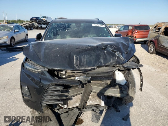 2022 Chevrolet Blazer LT z VIN 3GNKBDRSXNS149893, wystawiony jako Copart lot #75514104 z przebiegiem 43 310 mil mil oraz Szkoda całkowita • Salvage title. Historia ofert i sprzedaży dostępna na DreamBid. Obrazek 12.