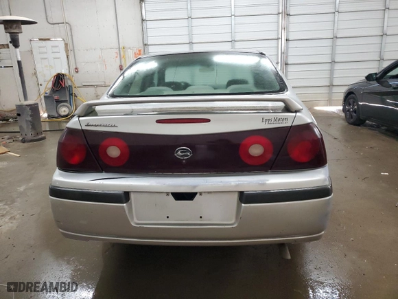 2001 Chevrolet Impala with VIN 2G1WF55E019120651, listed as a Copart auction lot 87851475 with 315,504 mi miles and Salvage Title. Bid and sale history available at carsss.com. Image 6.